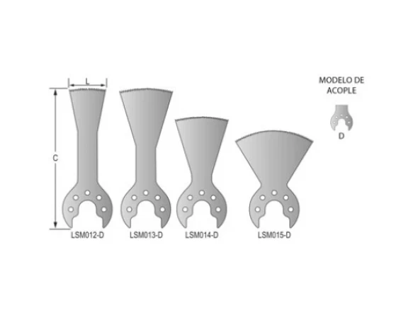 Linha Hospitalar Lâminas (Serra Sagital Média)